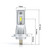 H7 LED Headlight/Front Fog 4000Lm CSP (9-32V) Canbus LED bulbs 6500K, Pack of 2