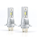 H7 LED Headlight/Front Fog 4000Lm CSP (9-32V) Canbus LED bulbs 6500K, Pack of 2