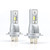 H7 LED Headlight/Front Fog 4000Lm CSP (9-32V) Canbus LED bulbs 6500K, Pack of 2