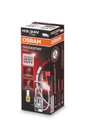 Osram H3 70w 24v Truckstar Pro +100% More Light Bulb 64156TSP (1 Lamp)