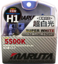 MARUTA H1 55W 12v Super White 5500K Xenon Gas Filled Upgrade Bulbs (E4)