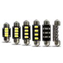2 x 272 36mm Festoon 4* SMD 5630 Canbus LED Bulbs