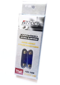  MTEC 264 Festoon C10W 41mm Neon White Xenon Effect Bulbs