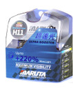 MARUTA® H11 Ultra Booster +220% Headlight Bulbs - Krypton Gas, 12V 55W, Road Legal, Twin Pack 