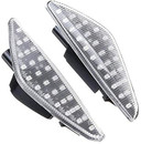 2 X BMW LED Side Amber Indicator Marker Lights (Clear) E70 X5/ E71 X6
