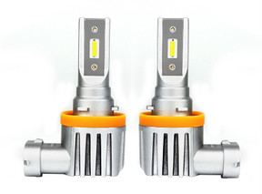 H8 LED Headlight/Front Fog Light 4000Lm CSP (9-32V) Canbus LED bulbs 6500K, Pack of 2 