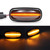 2 x Land Rover LED Side Amber Indicator Lamps (Smoked) - Discovery 2 Freelander 1 Defender 