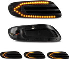 2 x Dynamic LED Side Amber Indicator Lamps (Smoked) Mini Cooper F55/F56/F57