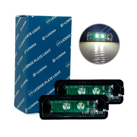 2 x LED Number plate 10W lamps Golf 4/5/6, EOS, LUPO, Passat, Polo, Boxster, Cayman, Carrera, Cayenne