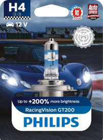 Philips RacingVision GT200 H4 60/55W +200% Car headlight bulb (12342RGTB1)