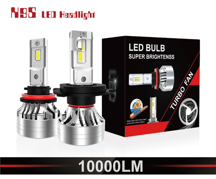X9S H1 55W 10000LM high lumen high power led car headlight bulbs 6500K