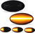 Dynamic [Sequential] LED Side Indicators For Peugeot 1007, 107, 206, 207, 307, 407, 607, Partner, Expert, Smoked Sidemarker Dynamic Yellow Bulbs, 2 Pack