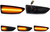 D-Lumina Dynamic LED Side Indicators For Vauxhall / Opel Astra J/K, Zafira C, Insignia B Smoked Lens Dynamic Amber Lamps, Pack of 2 