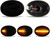 D-Lumina Dynamic LED Side Amber Indicator Light Modules (Smoked) Mini Cooper R55 R56 R57 R58 R59