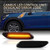 D-Lumina Dynamic LED Side Amber Indicator Light Modules (Smoked) For Mini Cooper R60 R61, Pack of 2 