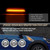 D-Lumina Dynamic LED Side Amber Indicator Light Modules (Smoked) For Mini Cooper R60 R61, Pack of 2 