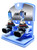 MARUTA® H10 42W 12v Cosmos Blue 7000K Xenon Gas Filled Car Headlight Bulbs (MT-473)