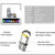 501 Transparent W5W COB 1SMD 12V Car Interior, Trunk, Dome, Reading Light, Glove, Sidelight, Drl Bright Styling Led Bulbs, Select Colour