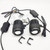 Motorbike LED Headlight Projector Lens (12V-60V) Dual Colour ATV Scooter Driving Light Auxiliary Spotlight Lamp 