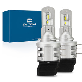H15 55/15W (H/L) CanBUS LED Headlight / DRL Bulbs 12000Lm (12V) CSP LED Driving Lights 6500K