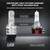H15 55/15W (H/L) CanBUS LED Headlight / DRL Bulbs 12000Lm (12V) CSP LED Driving Lights 6500K