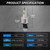 H15 55/15W (H/L) CanBUS LED Headlight / DRL Bulbs 12000Lm (12V) CSP LED Driving Lights 6500K