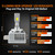 D-Lumina D1S D2S D3S D4S D5S D8S LED Headlight Bulb 90W 18000LM 6500K Bright Xenon White, Xenon HID Lights Conversion Kit, Plug and Play to Original HID, 2-Pack
