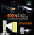 D-Lumina D1S D2S D3S D4S D5S D8S LED Headlight Bulb 90W 18000LM 6500K Bright Xenon White, Xenon HID Lights Conversion Kit, Plug and Play to Original HID, 2-Pack