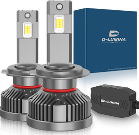 D-Lumina H7 LED Headlight Bulbs Canbus 120W 22000LM Auto Car Lamp Lights 6000K