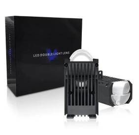 Bi-LED 2 Inch Matrix Headlight Projector Lens H4 H7 H11 (12V-60V) 5500/6500K, 2 Lamp Set