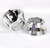 NHK® New Cone 3” Chrome Shroud For Car Headlight LED HID Projector Lens, set of 2