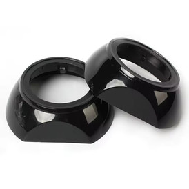 NHK® IRIS 3 inch Black Shroud Car Headlight LED HID Projector Lens, set of 2