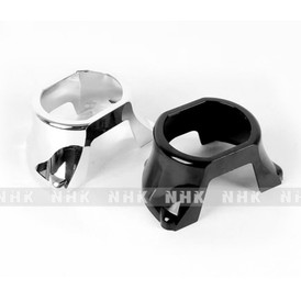 NHK® U-Cone 3 inch Black Shroud For Car Headlight LED HID Projector Lens, set of 2