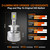  D-Lumina D2S LED Headlight Bulbs 90W 18000LM 6500K Bright Xenon White, Xenon HID Lights Conversion Kit, 2-Pack