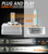 D-Lumina D5S LED Headlight Bulbs 90W 18000LM 6500K Bright Xenon White, Xenon HID Lights Conversion Kit, 2-Pack
