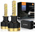 D-Lumina H1 H4 H7 H8/H9/H11 9012 H15 LED Headlight Bulbs, 120W 12000LM 6500K White, 2-Pack