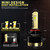D-Lumina 9005 / 9006 LED Headlight Bulbs, 120W 12000LM 6500K White, 2-Pack