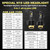 D-Lumina H15 (H/L) LED Headlight Bulbs, 120W 12000LM 6500K White, 2-Pack