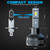 D-Lumina H1 (12V-24V) LED Headlight Bulbs, 130W 26000LM 6000K Canbus LED 