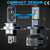 D-Lumina H4 H/L (12V-24V) LED Headlight Bulbs, 130W 26000LM 6000K Canbus LED