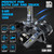 D-Lumina H4 H/L (12V-24V) LED Headlight Bulbs, 130W 26000LM 6000K Canbus LED