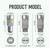 P21/4W Red LED Bulbs – 300LM High, 90LM Low | 1000K Red | Canbus | Pack of 2