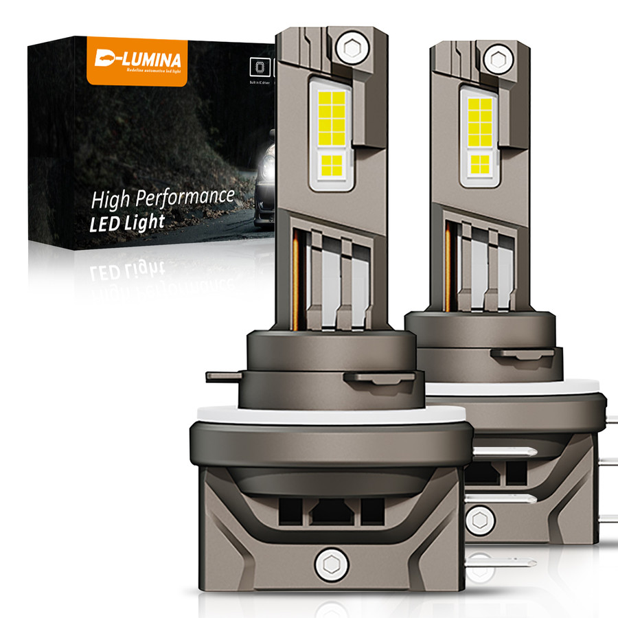 D-Lumina H15 LED Bulbs - 50W 10000LM Canbus High Beam & DRL