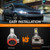 D-Lumina H15 LED Canbus Bulbs – 50W 10000LM 6500K White – High Beam & DRL Upgrade – Plug & Play (2 Pack) 