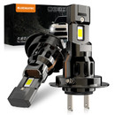 D-Lumina H7 LED Canbus Bulbs - 50W 10000LM 6500K White - High/Low Beam - Plug & Play - 2 Pack