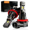 D-Lumina H8 LED Canbus Bulbs - 50W 10000LM 6500K White - Fog Light/Low Beam - Plug & Play - 2 Pack