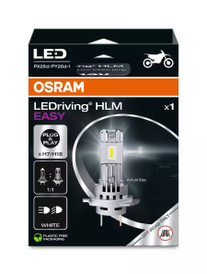 Osram LEDriving HLM EASY H7/H18 Motorbike LED Headlight Bulb - 6500K Cool White