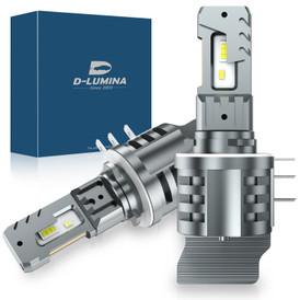 D-Lumina H15 LED Headlight Bulbs Canbus Error Free 40W +10W Daylight 12000LM 6500K – 2 Pcs