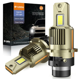 D-Lumina D2S LED Headlight Bulbs - OEM Ballast Plug & Play - Pair 