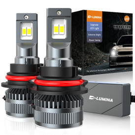 D-Lumina 9007 / HB5 LED Headlight Bulbs 130W 26000LM 6000K CANBUS Dual Beam 12V-24V